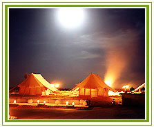 Camping in India 